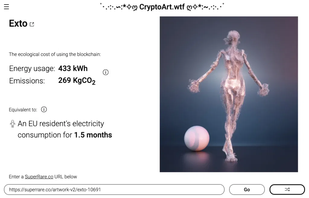 You've been mislead about the environmental cost of cryptoart NFTs